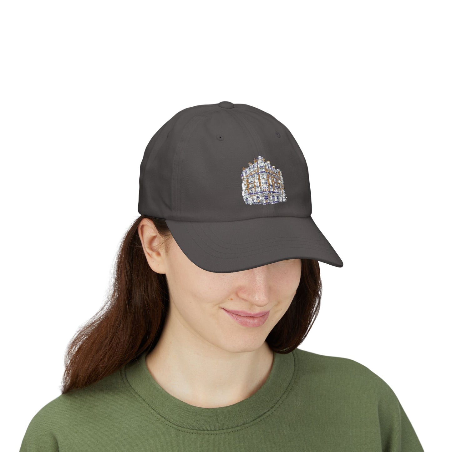 Classic Dad Cap with Unique Architectural Design, Casual Hat for Men and Women, Father's Day Gift, Trendy Dad Accessories