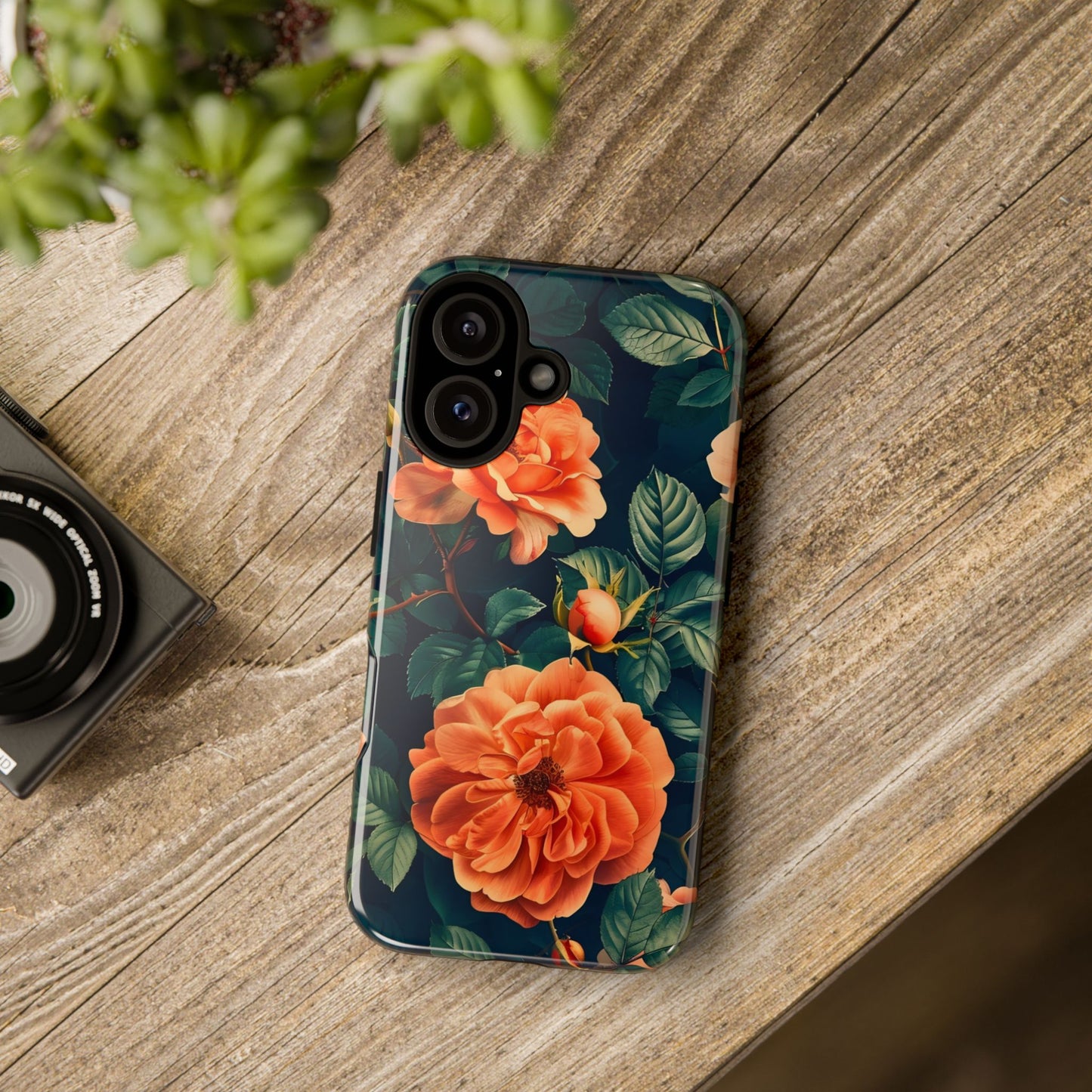 Floral Phone Case, Tough Cases for Nature Lovers, Botanical Design, Phone Protection, Gift for Her, Trending Floral Accessories