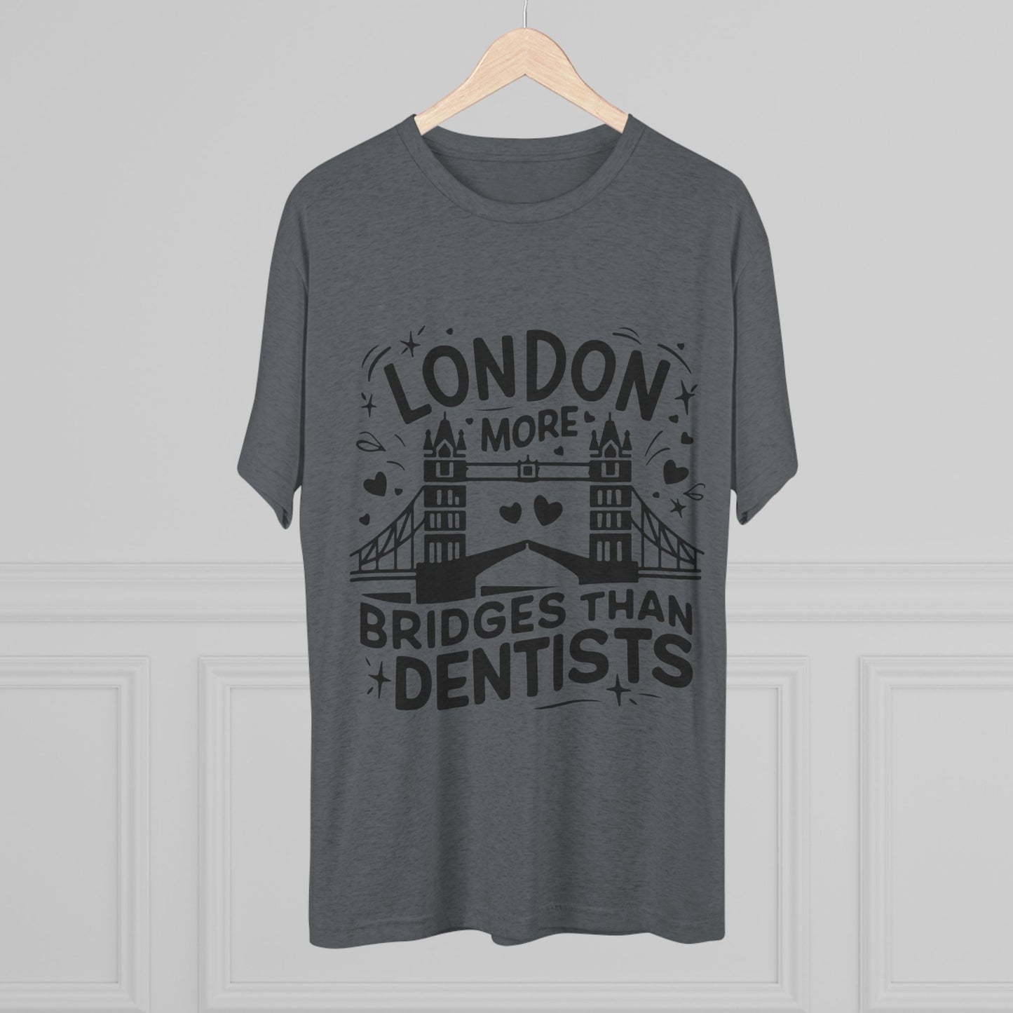 London is having more Brigdes Elegant Unisex Tri-Blend Crew Tee