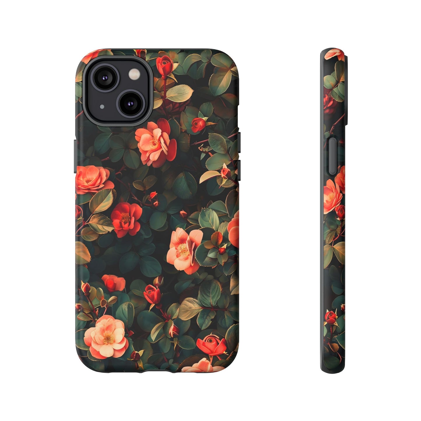 Floral Phone Case - Elegant Floral Design, Tough Protective Case, Perfect Gift for Her, Trendy Phone Accessories, Mother’s Day, Birthday