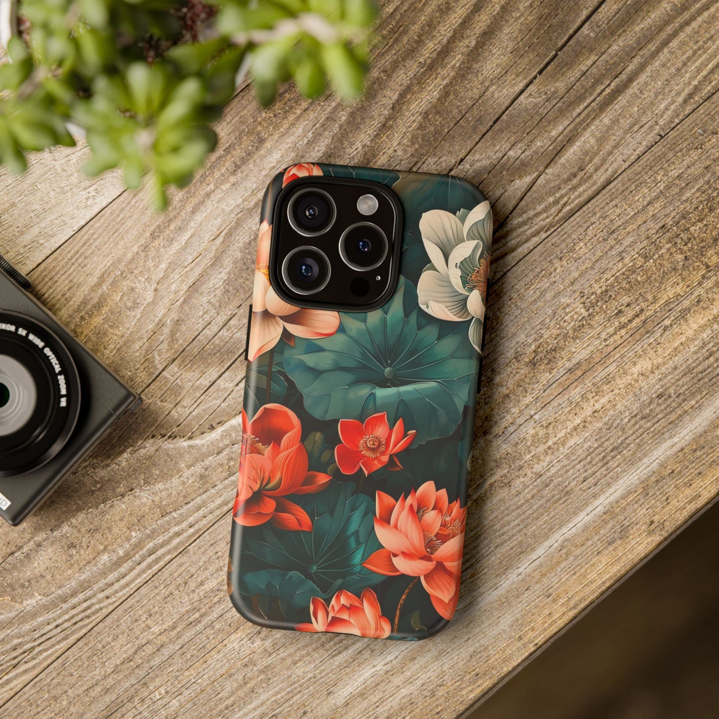 Flower Phone Case, Floral Phone Cover, Tough Case for Floral Lovers, Gift for Her, Stylish Tech Accessories