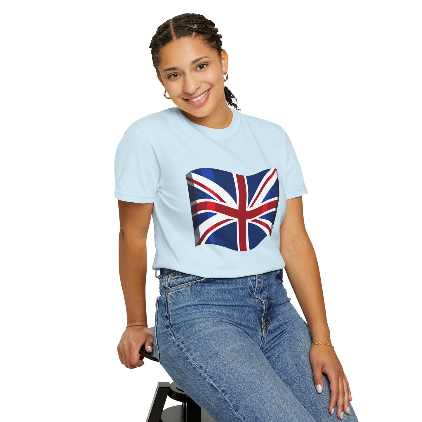 Unisex Garment-Dyed T-shirt - The Union Jack - Symbol of Britain