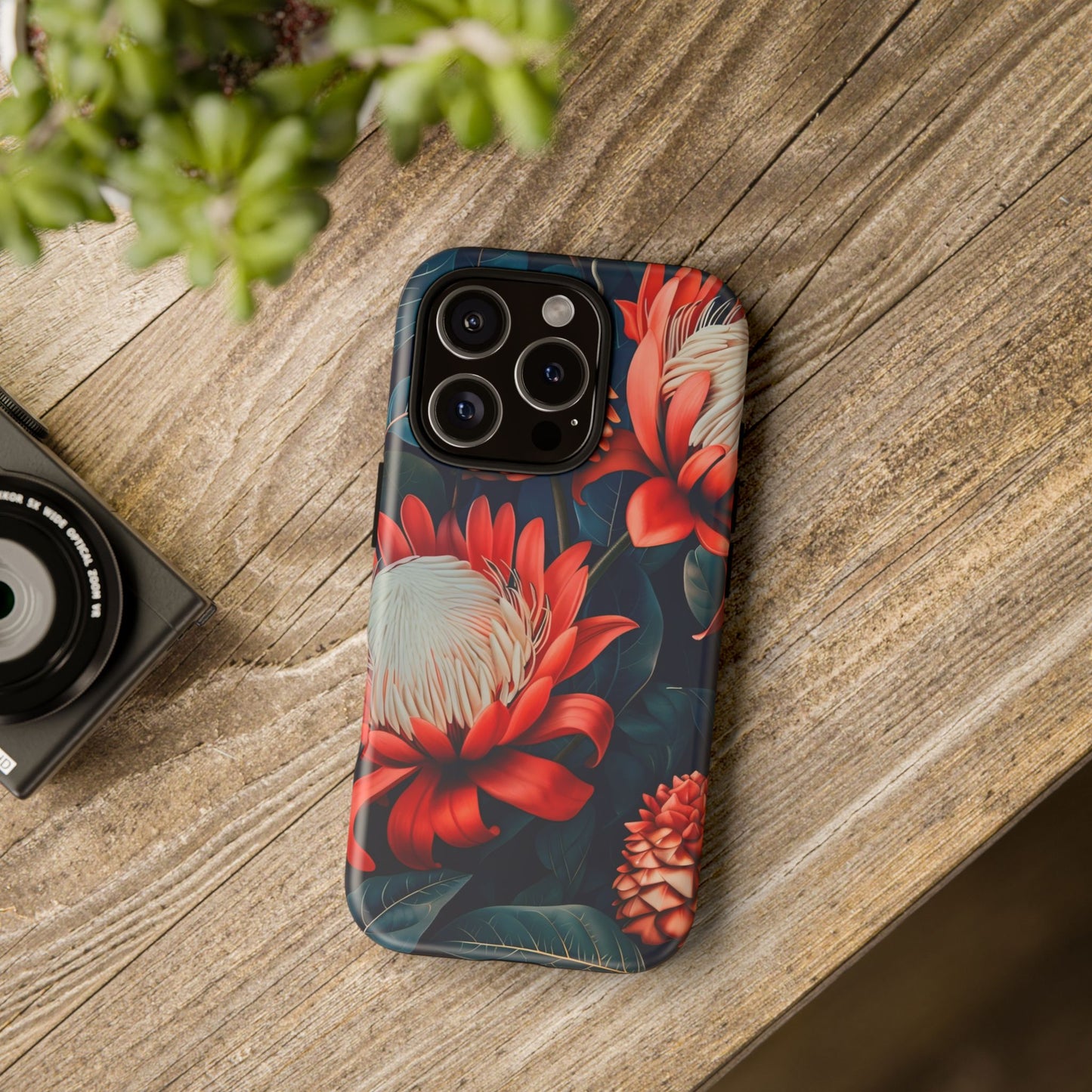 Floral Phone Case for Tough Love, Durable Cover, Unique Gift for Nature Lovers, Birthday, Mother's Day, Floral Design