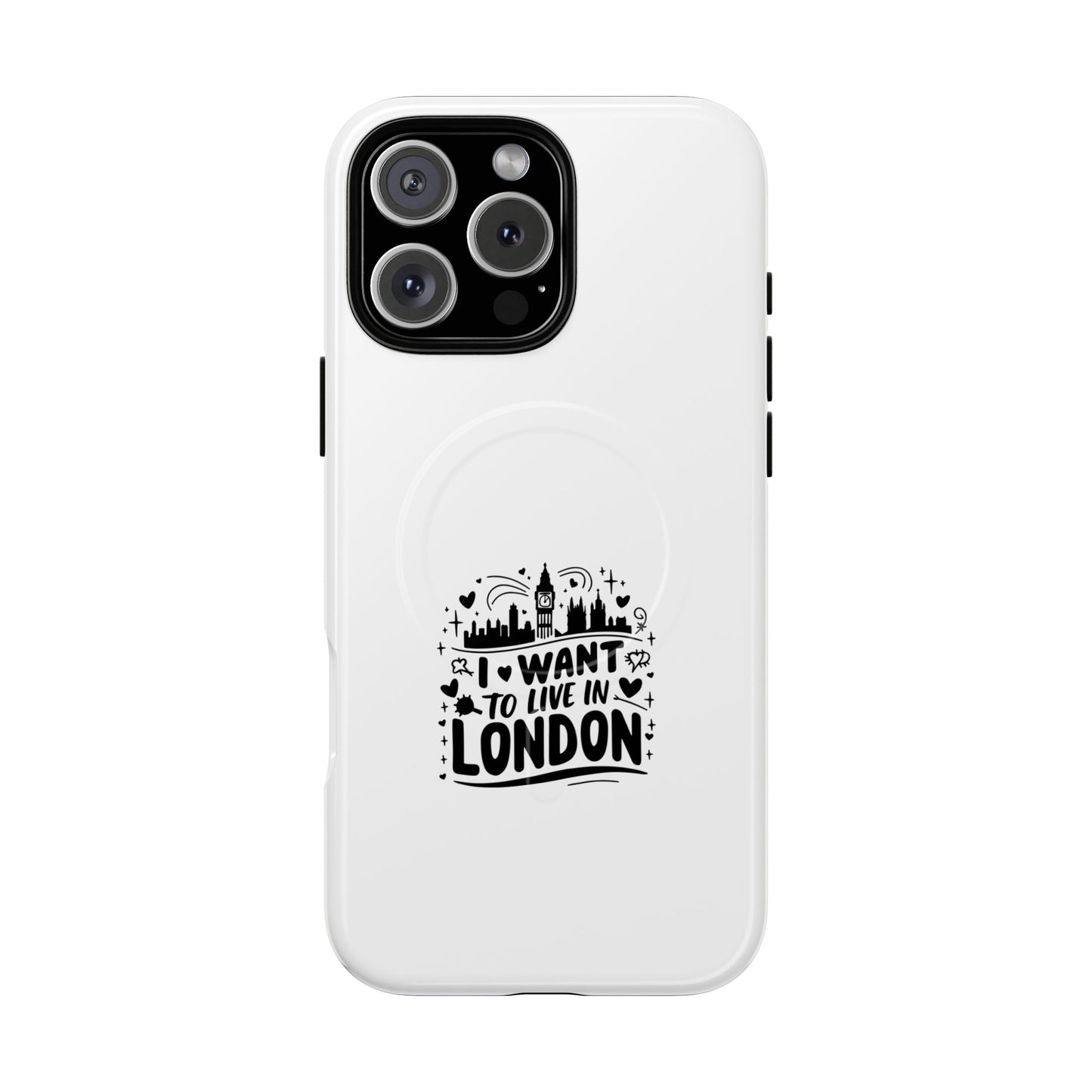 London Dream Tough Magnetic Phone Case, Chic Phone Cover, Ideal Gift for London Lovers, Functional Phone Accessory, Stylish Tech Gear
