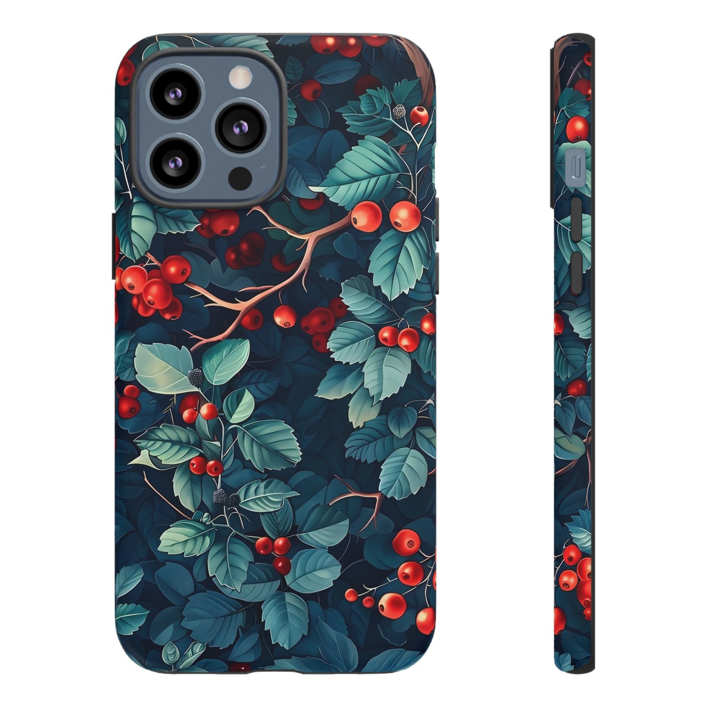 Berry Blossom Phone Case - Nature Lover's Gift, Floral Design, Cute Accessory for Spring, Unique Tech Cover, Perfect for Holidays