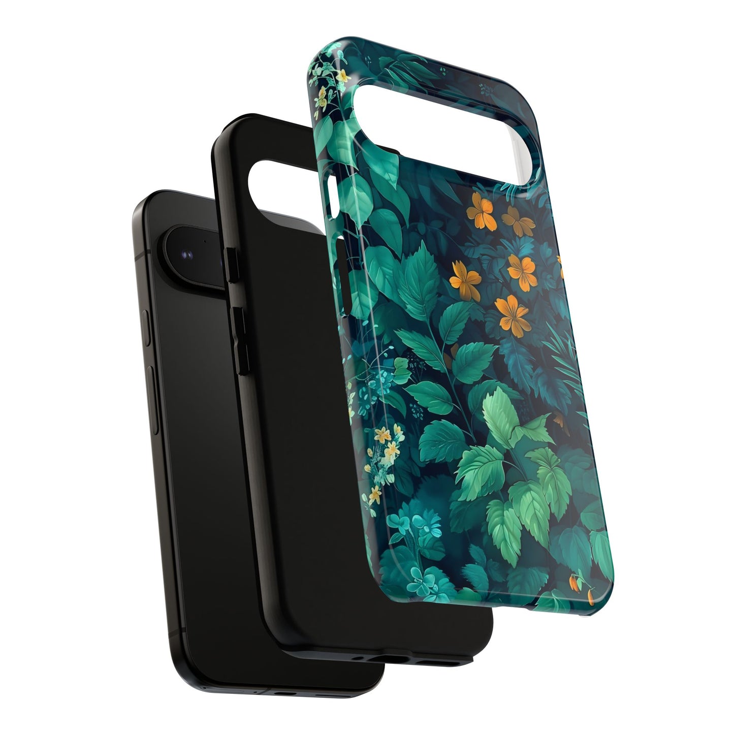 Tough Floral Phone Case, Floral Phone Cover, Nature-Inspired Phone Protector, Greenery Mobile Case, Eco-Friendly Gift Ideas