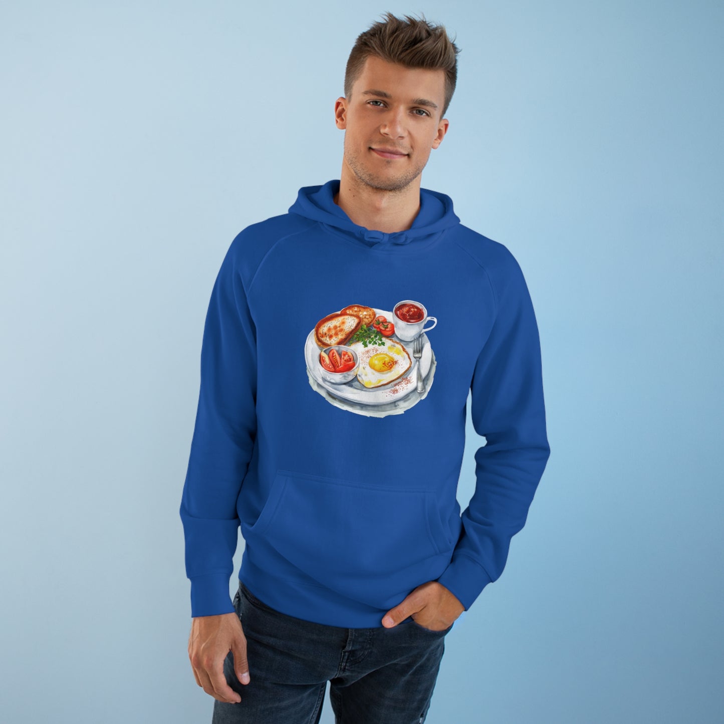 Trendy Unisex Hoodie - British Food Traditional Dishes and Culinary Delights