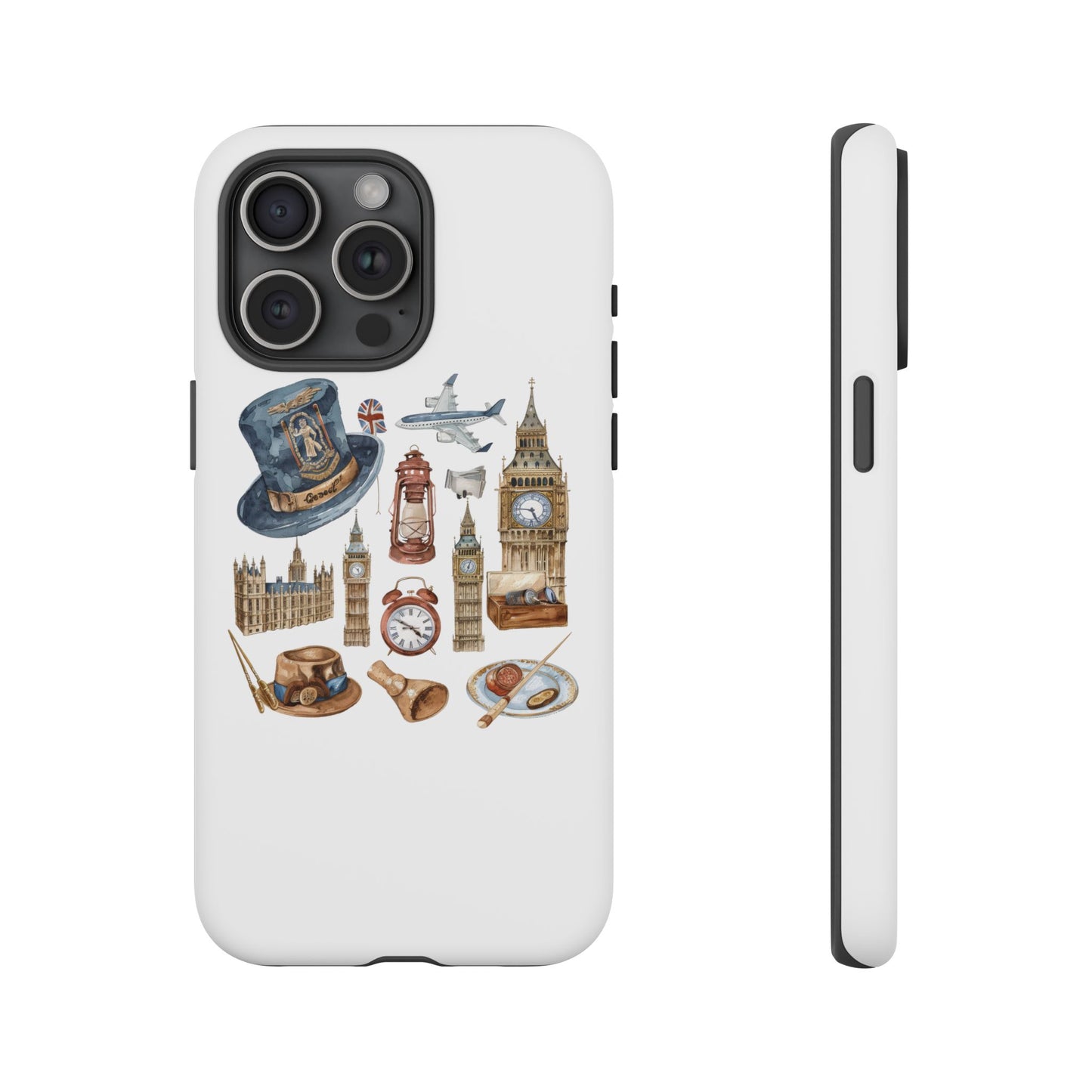 London-Themed Phone Case, Durable iPhone Cover, Gift for Travelers, Unique Cell Phone Accessories, Stylish Gadget Protection