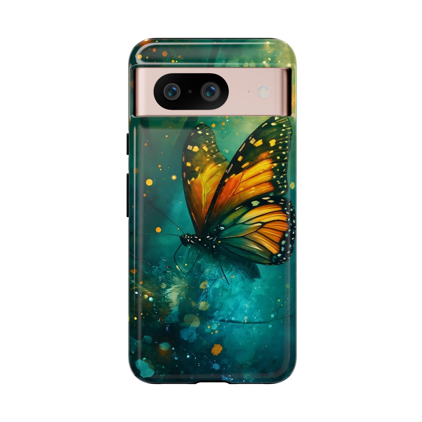 Colorful Butterfly Phone Case, Tough Cases for iPhone and Samsung, Cute Tech Accessories, Nature Lovers Gift, Vibrant Floral Design