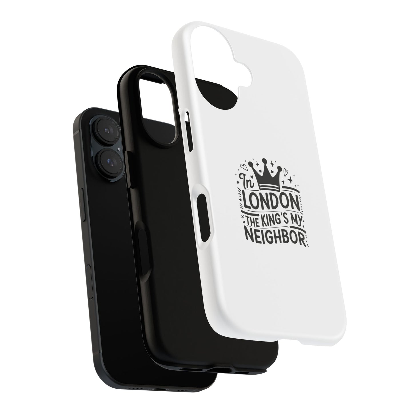 London-Themed Tough Phone Case - Chic & Stylish Protection