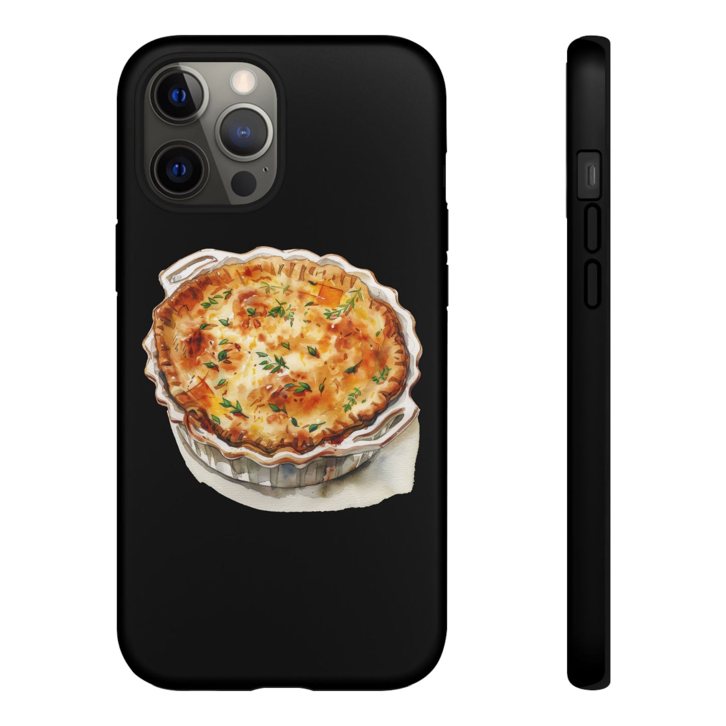 Quiche Phone Case - Funky Kitchen Decor, Foodie Gift, Chef Accessories, Culinary Art, Quirky Phone Cover