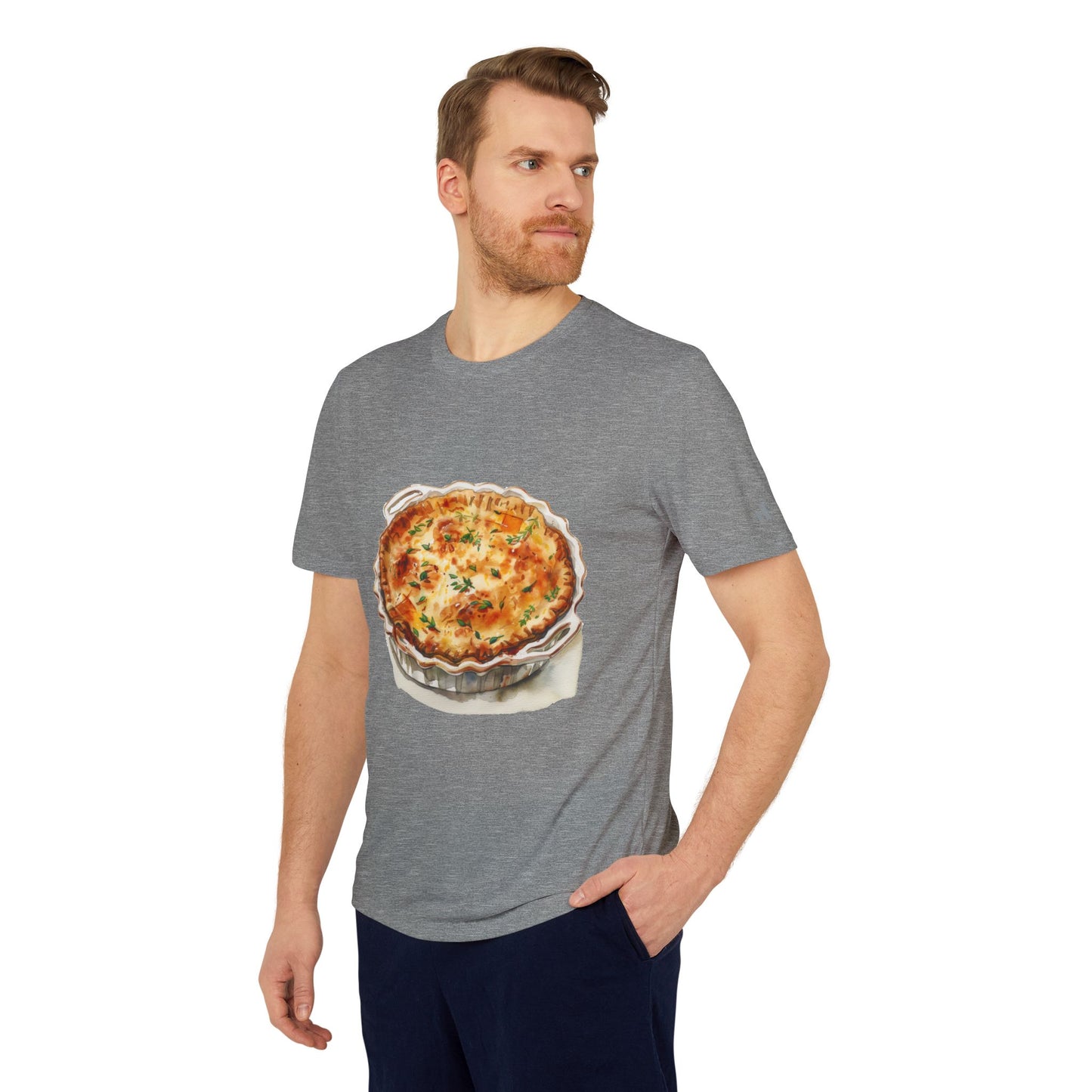 adidas Unisex Sport T-shirt - British Bites - From Pies to Puddings