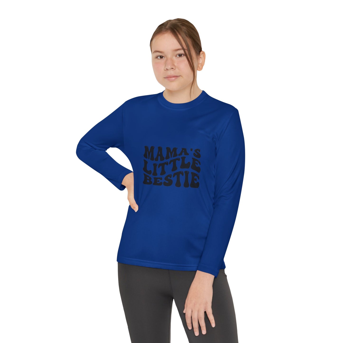 Mama's Little Bestie Youth Long Sleeve Tee
