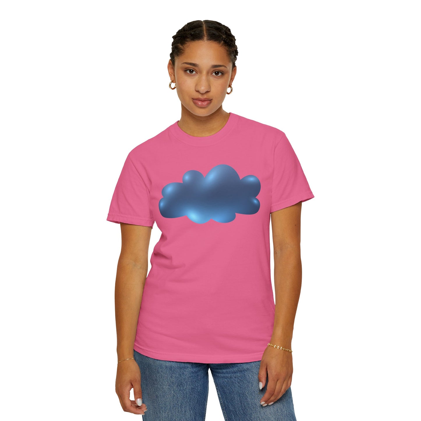 Unisex Garment-Dyed T-shirt - Serene Cloudscape