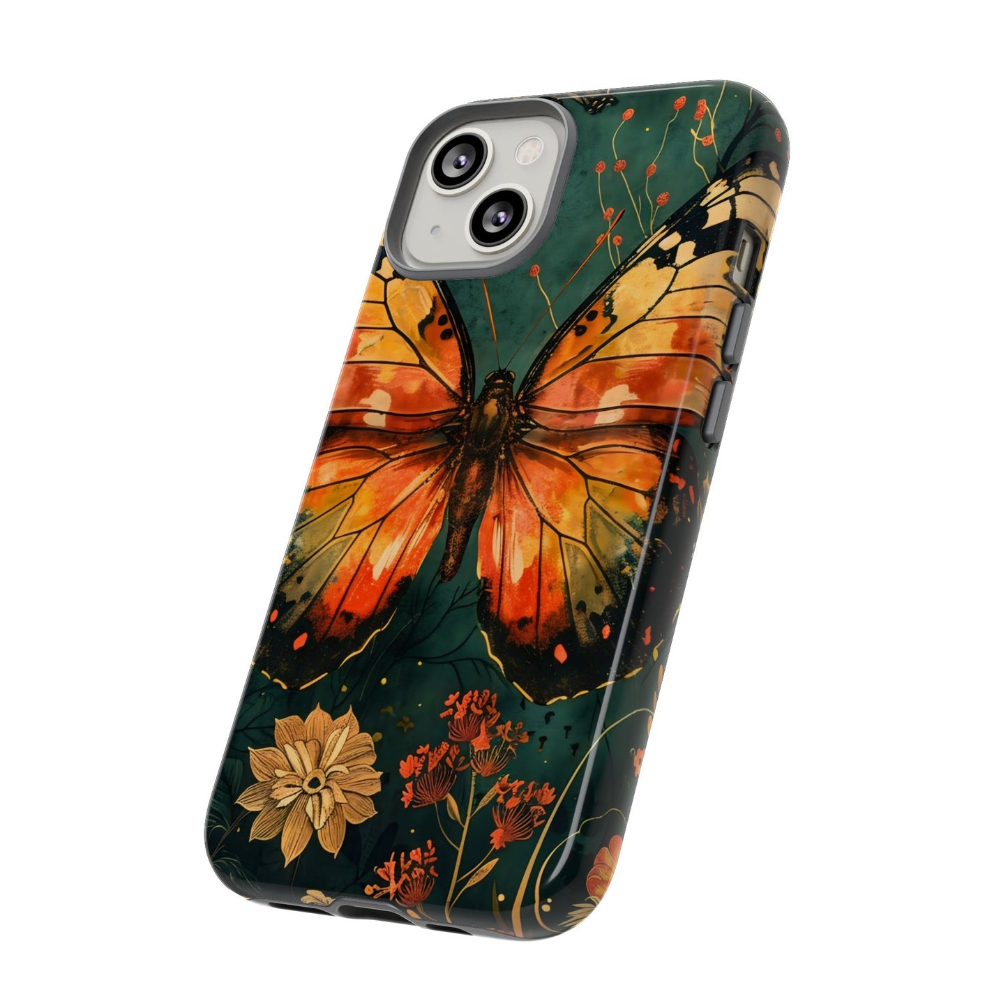 Butterfly Phone Case – Tough Cases for Nature Lovers, Floral Design, Butterfly Art, Unique Gift, Eco-Friendly Protection
