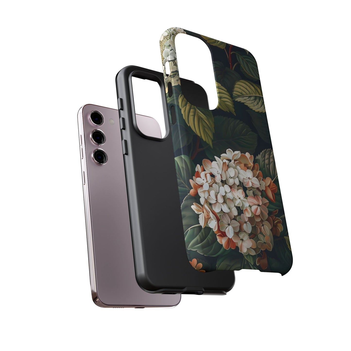 Floral Phone Case - Tough Cases, Nature Lover Gift, Floral Design, Botanical Phone Cover, Stylish Cellphone Accessory, Mother's Day Gift