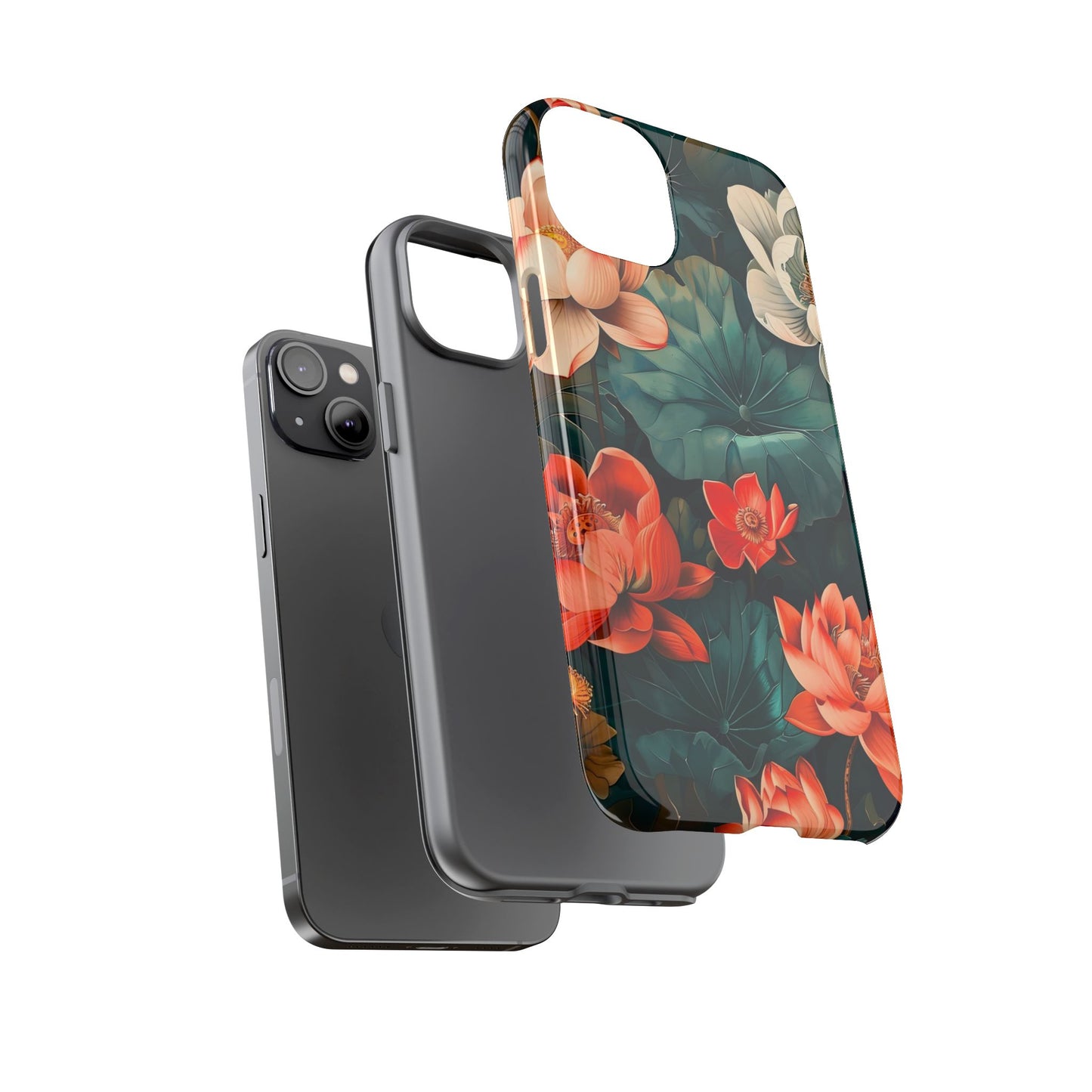 Flower Phone Case, Floral Phone Cover, Tough Case for Floral Lovers, Gift for Her, Stylish Tech Accessories