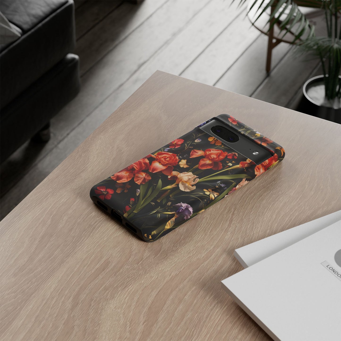 Floral Tough Case for Phone, Durable Protective Phone Cover, Gift for Flower Lovers, Phone Accessories, Spring Vibes