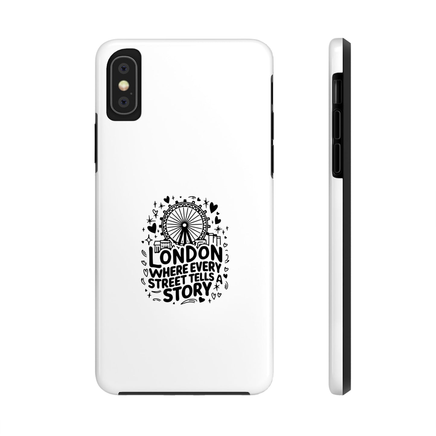 Tough Phone Case - London Street Story Design