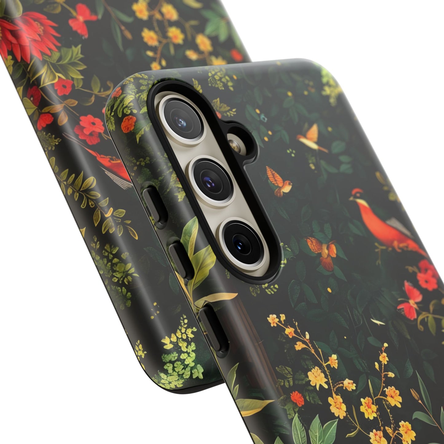 Floral Tough Phone Case, Nature-Inspired Design, Ideal for Garden Lovers, Gift for Birthdays, Christmas, Eco-Friendly Accessory
