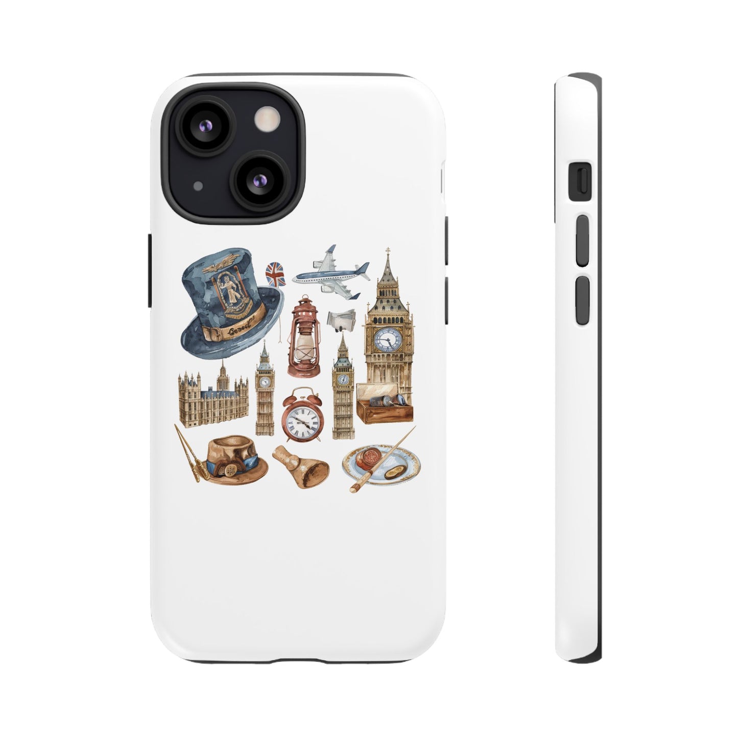 London-Themed Phone Case, Durable iPhone Cover, Gift for Travelers, Unique Cell Phone Accessories, Stylish Gadget Protection