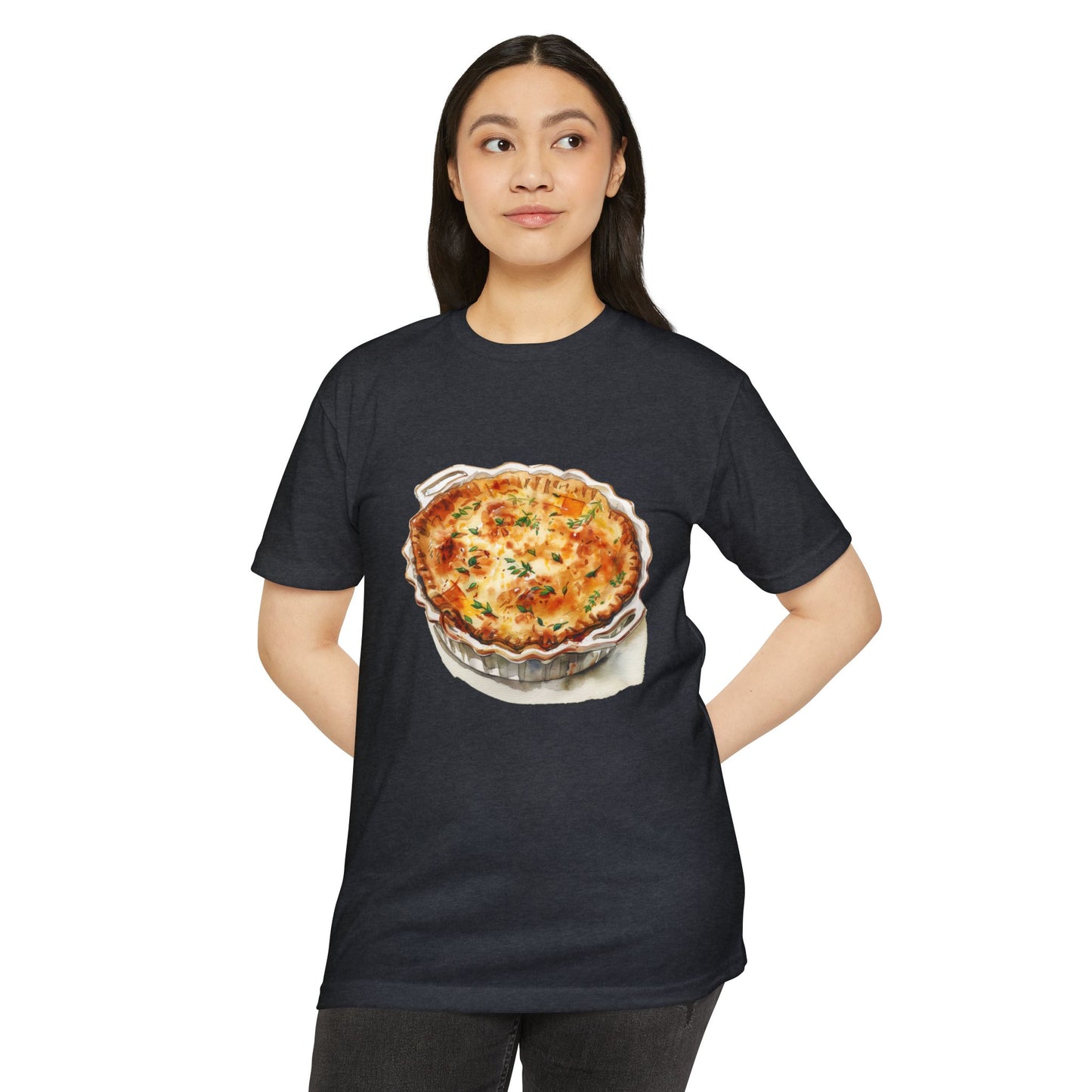 Unisex CVC Jersey T-shirt - A Taste of Tradition - Iconic British Cuisine