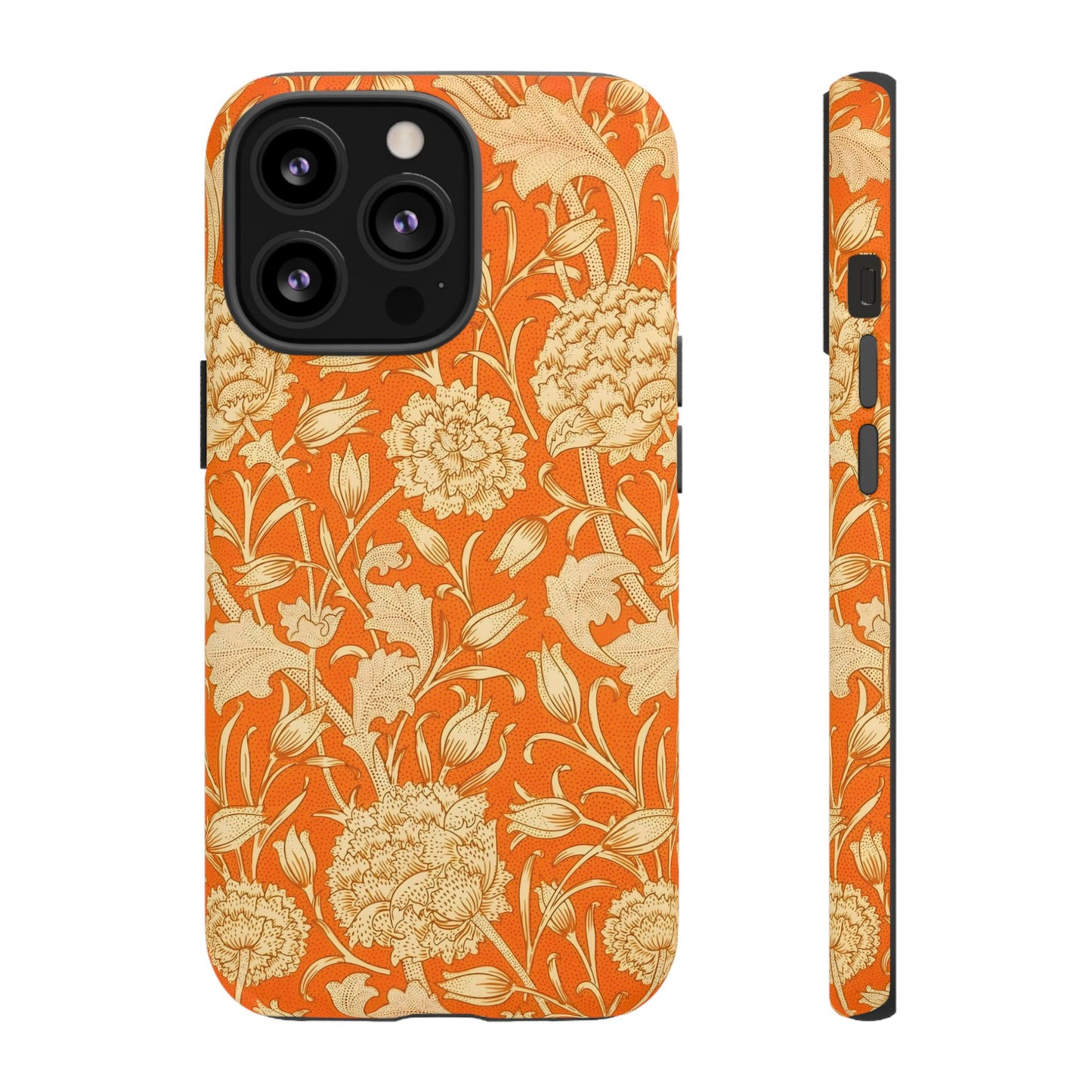 Floral Phone Case, Vibrant Tough Cases for Garden Lovers, Stylish Protection, Gift for Birthdays, Spring Decor, Unique Design