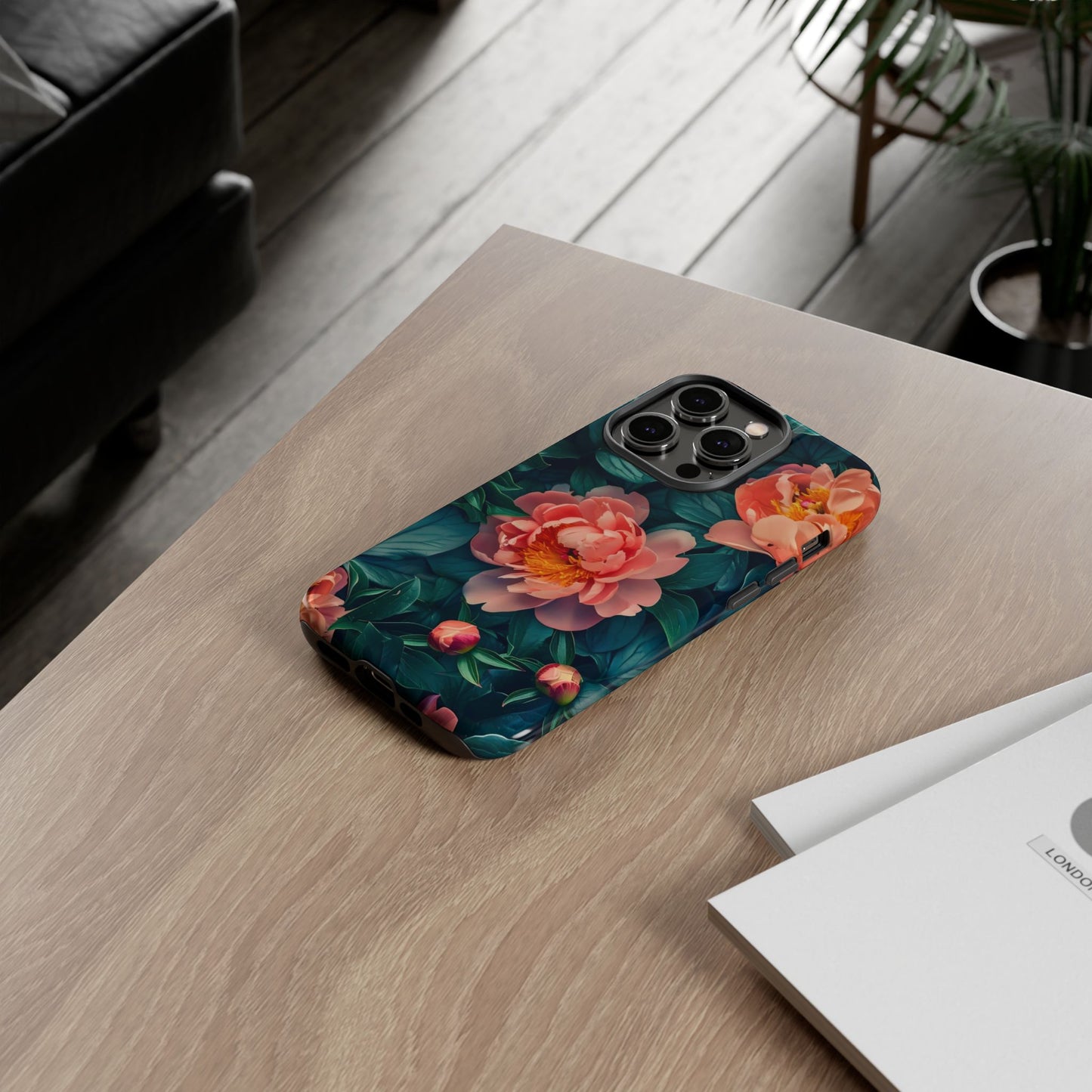 Floral Phone Case - Tough Cases, Flower Design, Botanical Art, Phone Accessory, Gift for Her, Nature Lovers