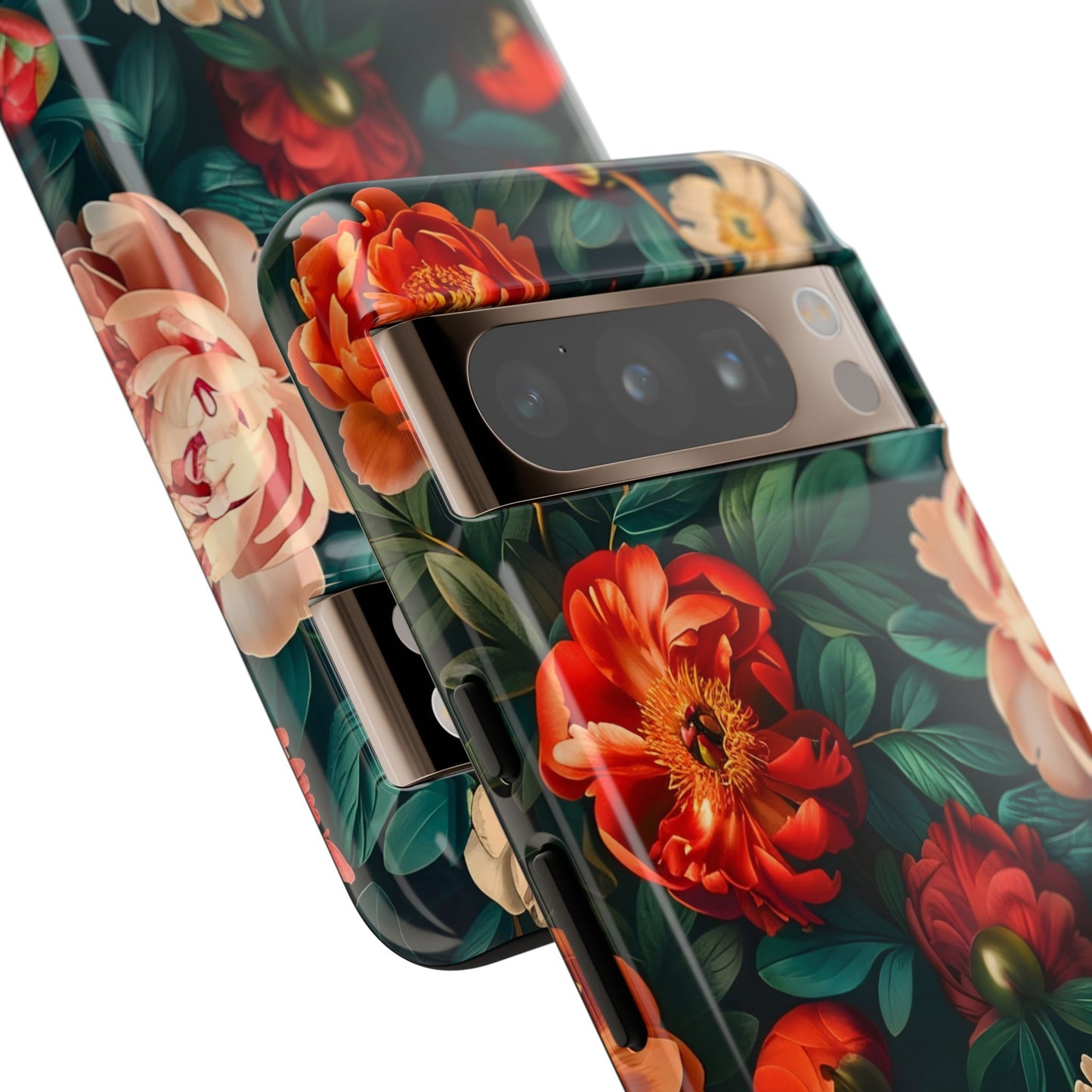 Floral Phone Case - Tough Cases, Vibrant Protection, Gift for Her, Cute Floral Design, Trendy Accessory, Perfect for Spring