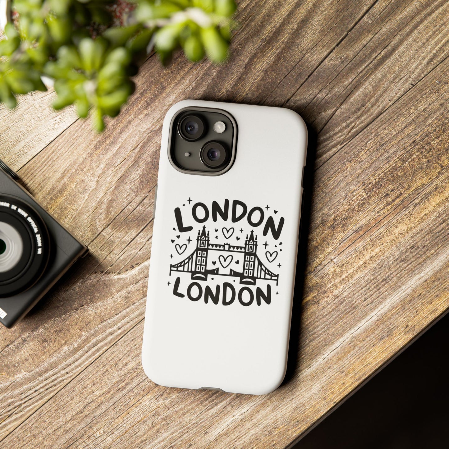 Love London Bridge Phone Case, Tough Cases for London Lovers, Cute Protection, Travel Gift, Phone Accessory, Design with Love
