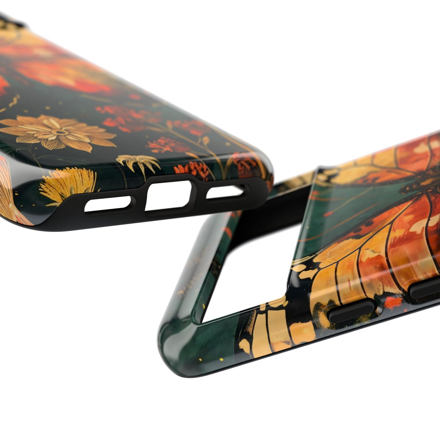 Butterfly Phone Case – Tough Cases for Nature Lovers, Floral Design, Butterfly Art, Unique Gift, Eco-Friendly Protection