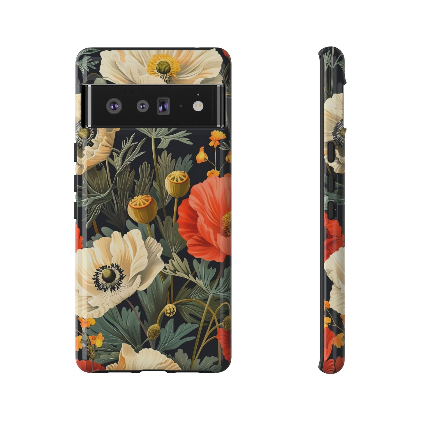 Floral Phone Case - Tough Cases with Vibrant Garden Design, Phone Accessory, Gift for Her, Spring Style, Nature Lover
