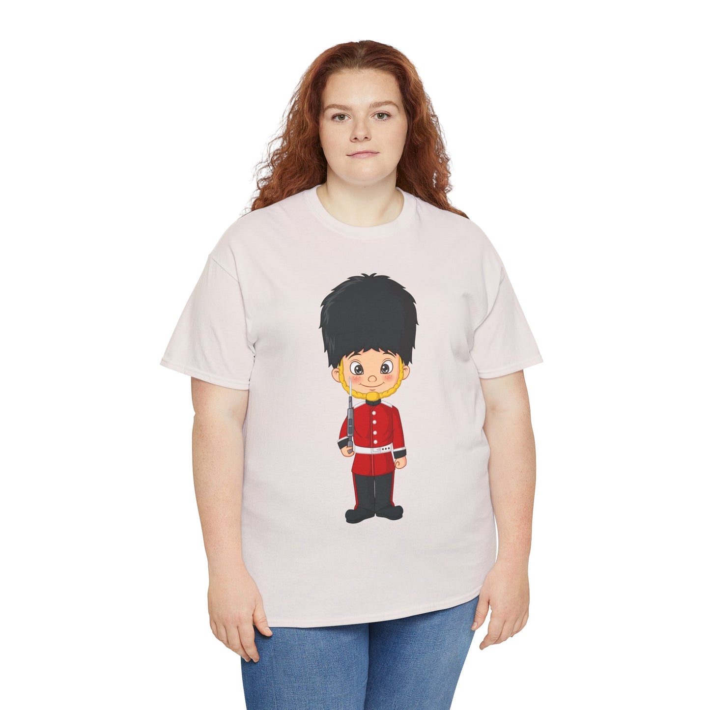 Unisex Heavy Cotton Tee - Bodmin’s Brave - The Iconic Red Jacket