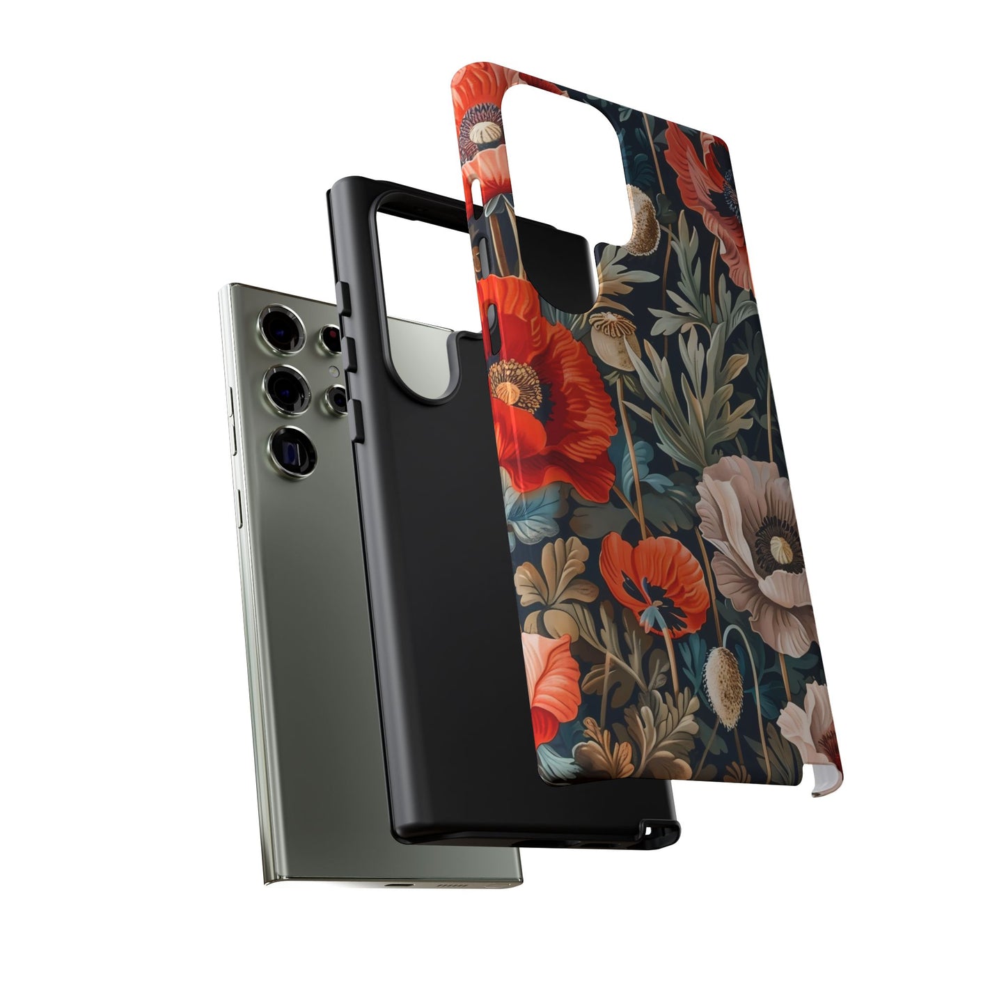 Floral Phone Case - Tough Cases, Flower Design, Chic Tech Accessories, Stylish Gifts, Unique Phone Protectors
