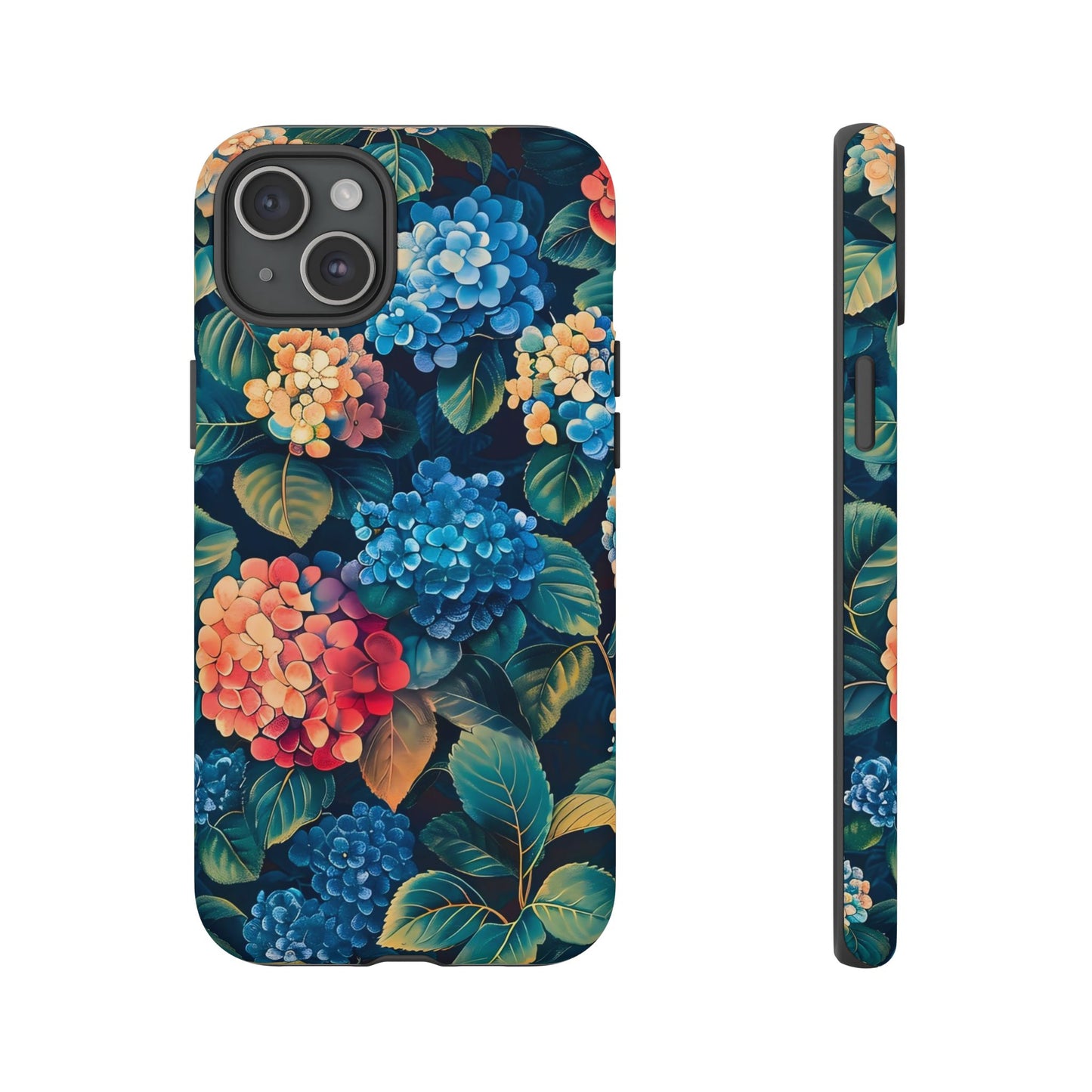 Floral Tough Phone Case, Durable Smartphone Cover, Flower Design, Gift for Her, Stylish Protection