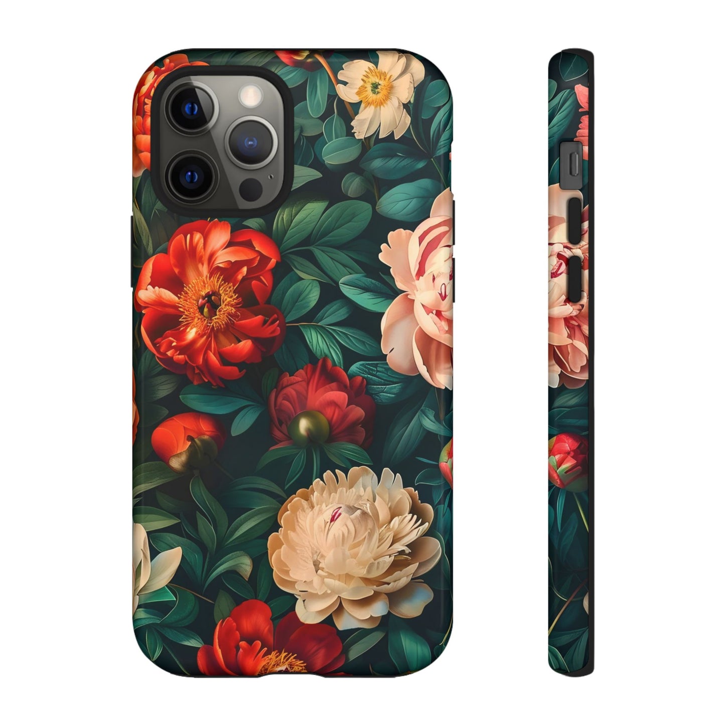 Floral Phone Case - Tough Cases, Vibrant Protection, Gift for Her, Cute Floral Design, Trendy Accessory, Perfect for Spring