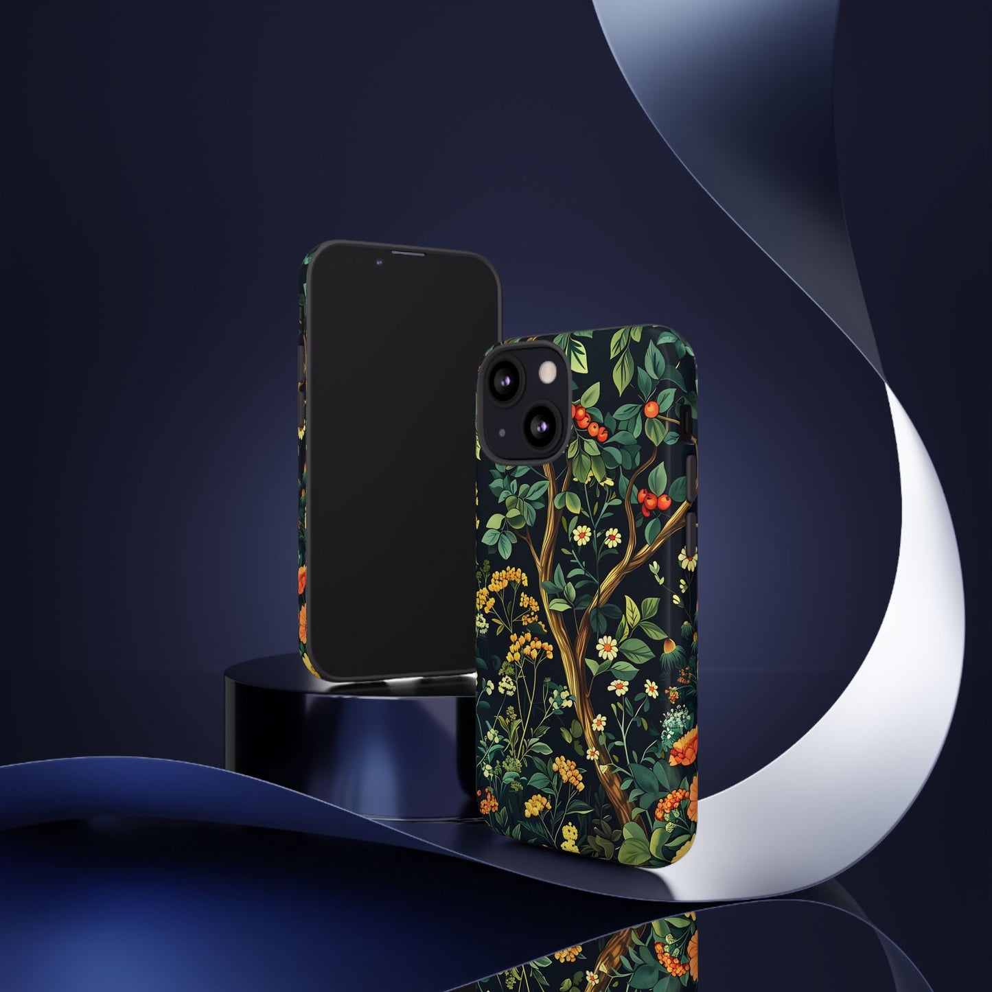 Floral iPhone Case, Nature Inspired Tough Case, Botanical Phone Cover, Eco-Friendly Gift, Unique Floral Design