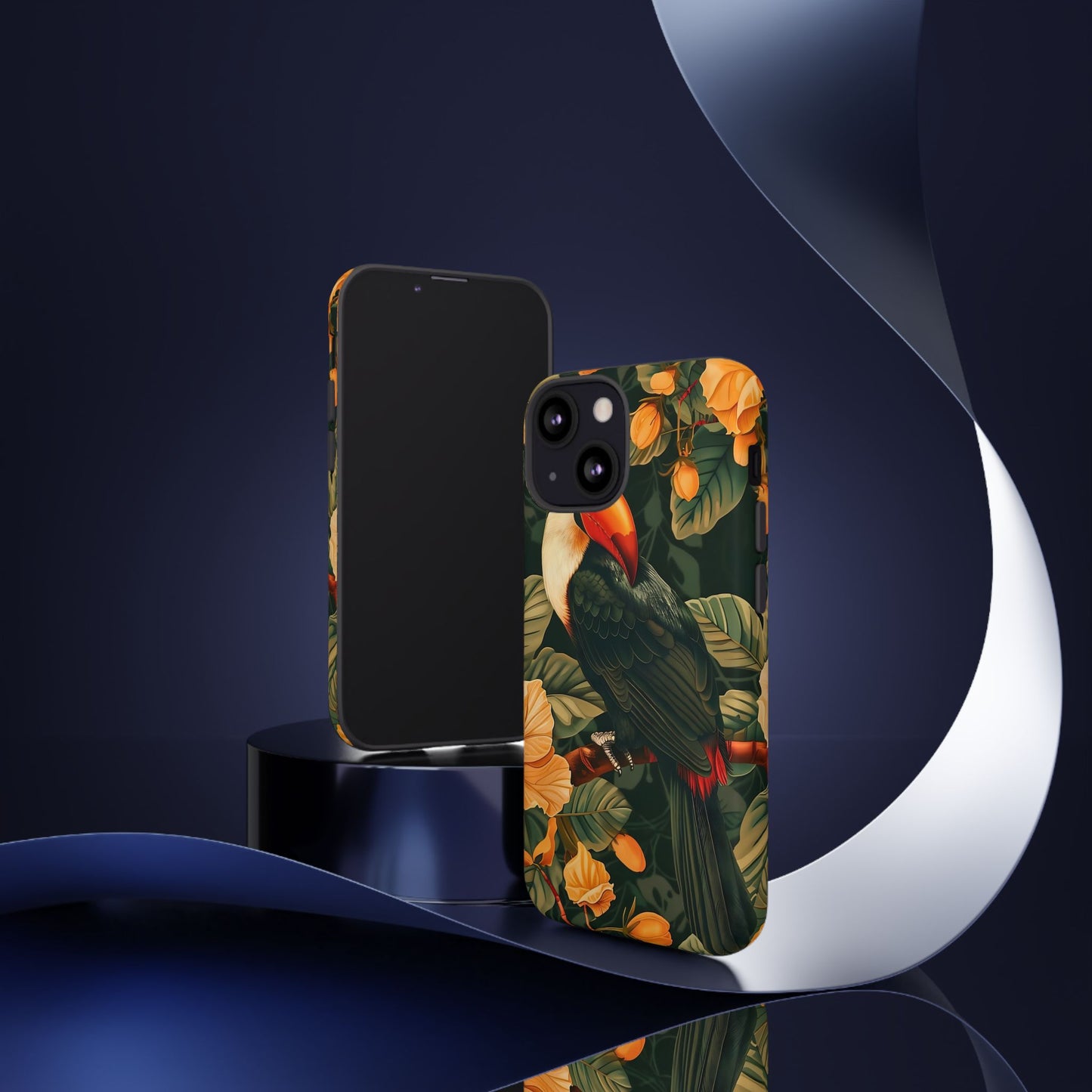 Tropical Toucan Phone Case, Exotic Bird Cover, Nature Lover Gift, Eco-Friendly Design, Customizable Tech Accessory