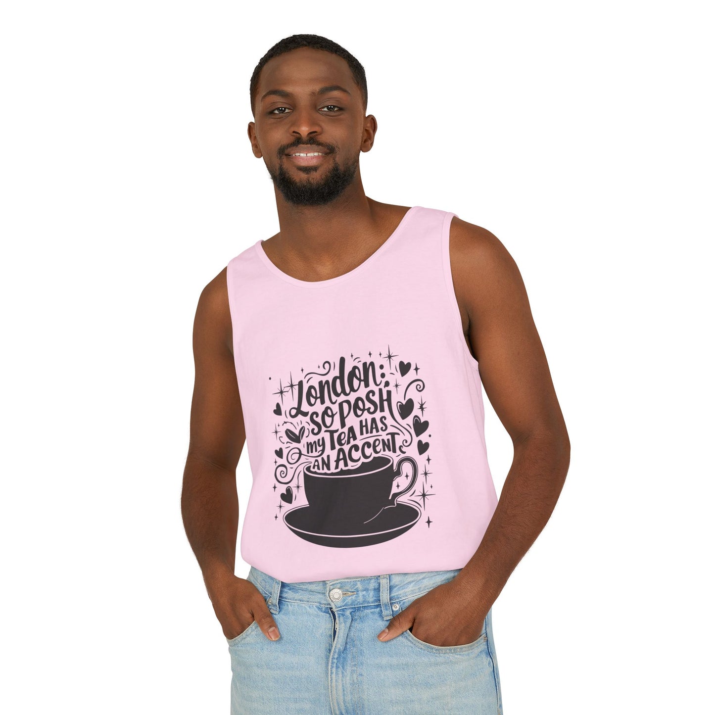 Unisex Garment-Dyed Tank Top - London's Nostalgic Tea