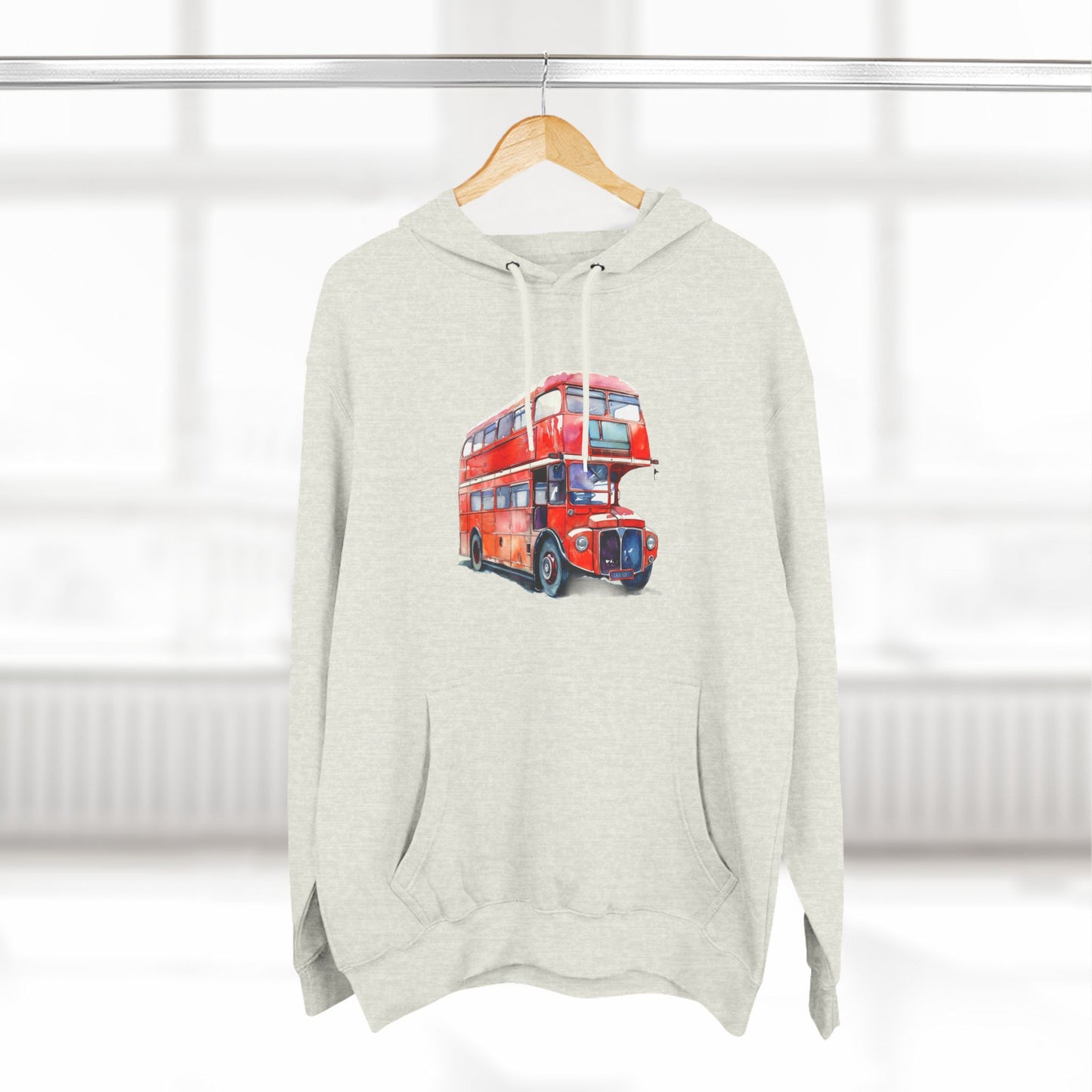 Vintage Car Trendy Three-Panel Fleece Hoodie