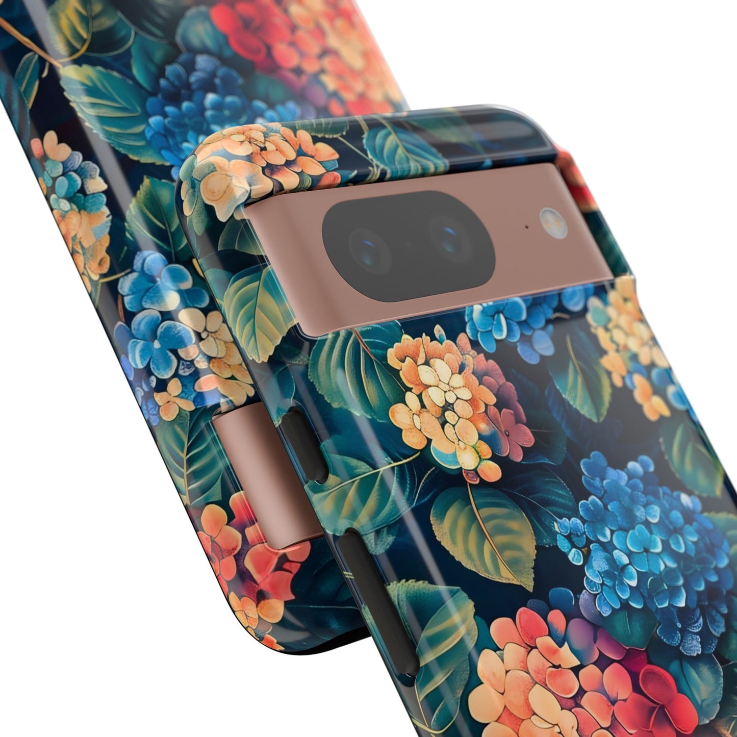 Floral Phone Case, Stylish Tough Case for Gardener Gift, Flower Lover Accessory, Pretty Floral Design, Protective Case