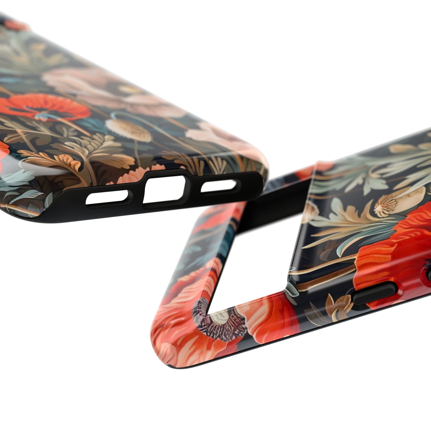 Floral Phone Case - Tough Cases, Flower Design, Chic Tech Accessories, Stylish Gifts, Unique Phone Protectors