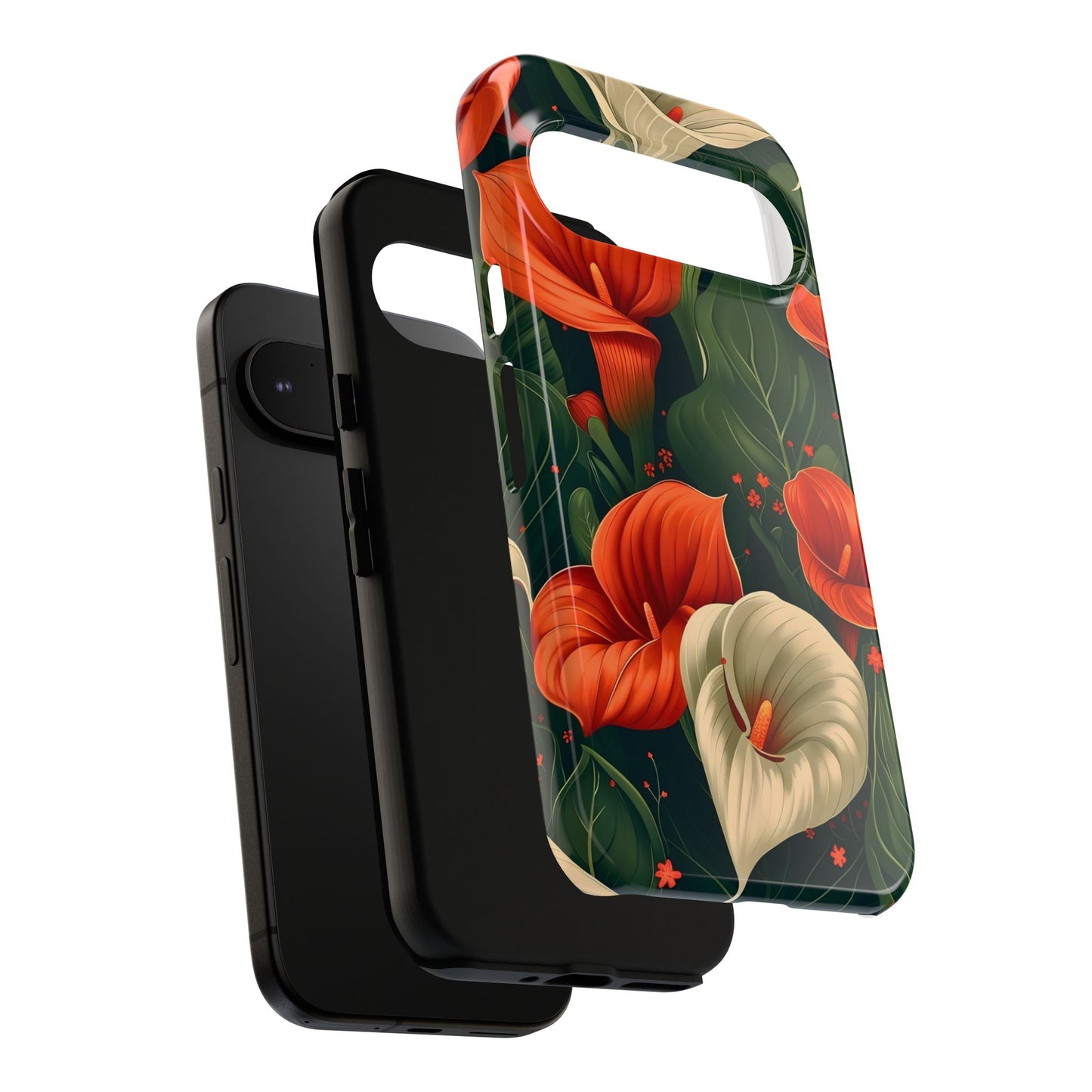 Floral Phone Case, Tough Cases for Stylish Protection, Gift for Her, Nature Lovers, Phone Accessories, Trendy Tech