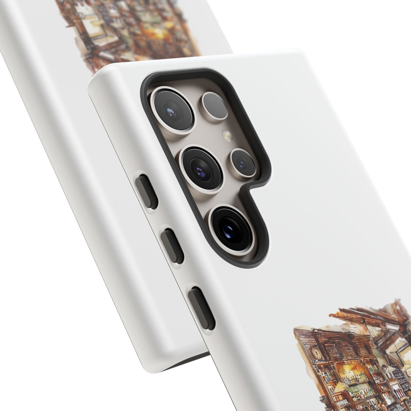 Artistic Phone Case - Cozy Bar Scene Design