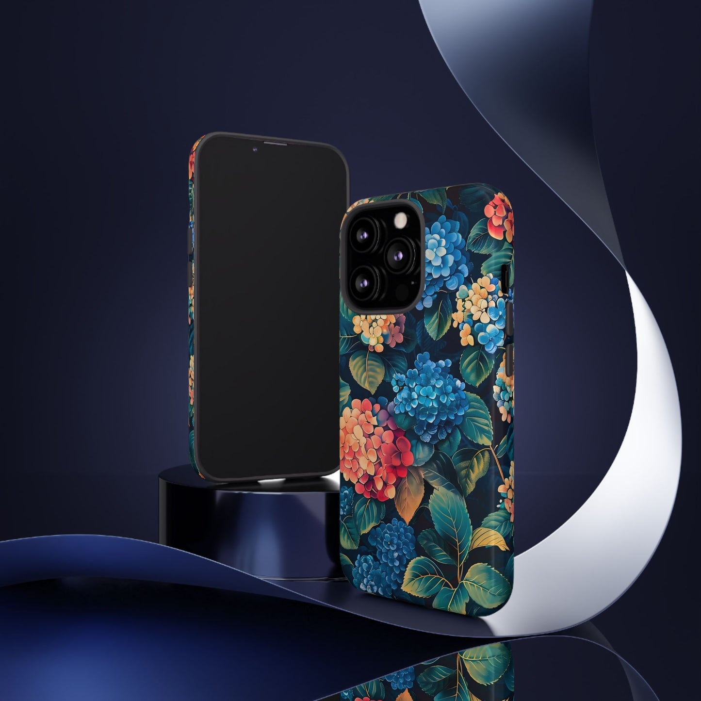 Floral Tough Phone Case, Durable Smartphone Cover, Flower Design, Gift for Her, Stylish Protection