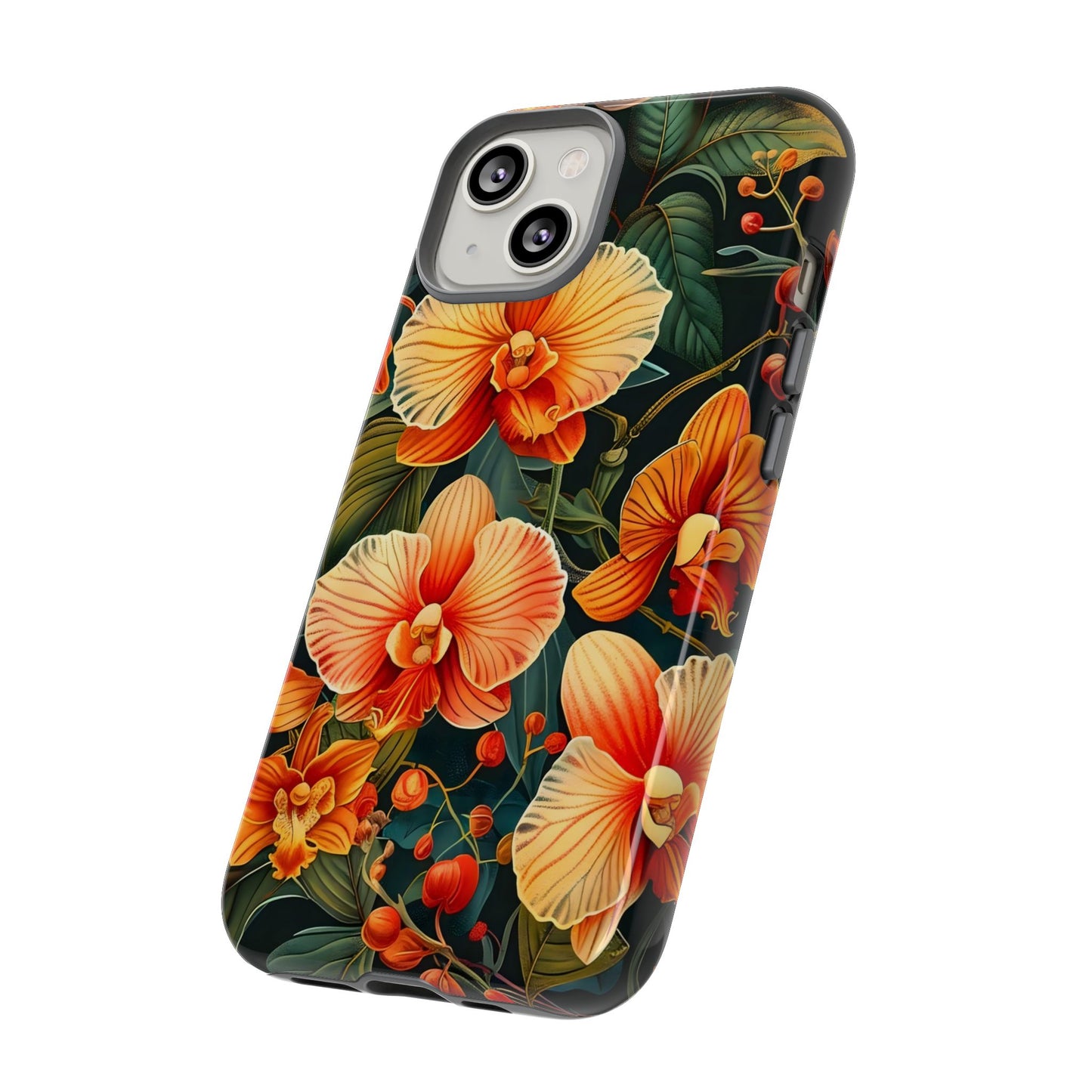 Floral Phone Case - Tough Cases, Protective Cover, Gift for Her, Smartphone Accessory, Floral Design, Nature-Inspired