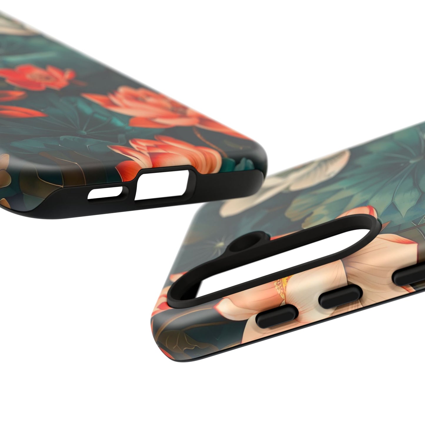 Flower Phone Case, Floral Phone Cover, Tough Case for Floral Lovers, Gift for Her, Stylish Tech Accessories