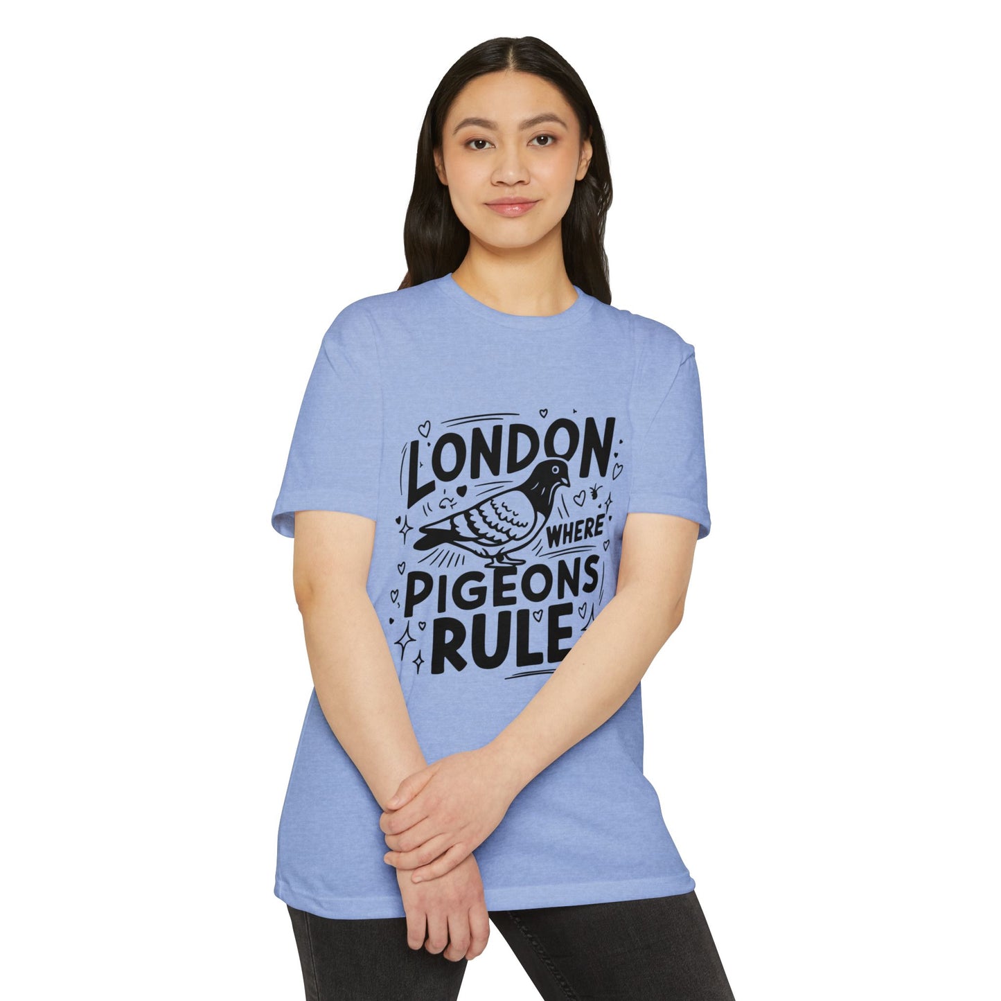 Unisex CVC Jersey T-shirt - London Where Pigeons Rule