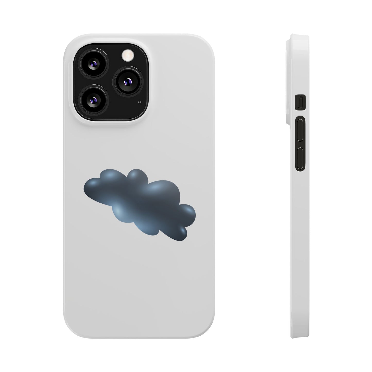 Soft Cloud Slim Phone Cases | Aesthetic Phone Cover, Cute Gift for Teens, Minimalist Design, Trendy Phone Accessories, Cloud Lover