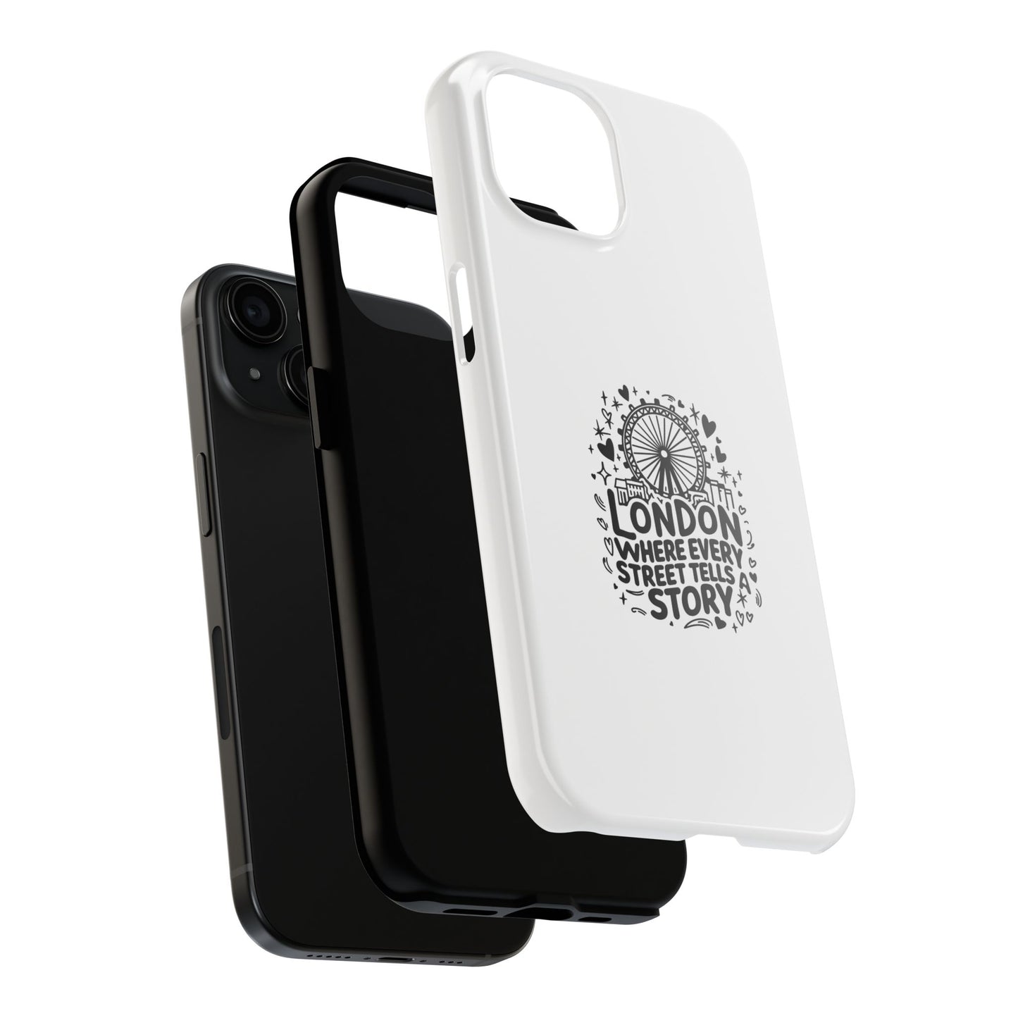 Tough Phone Case - London Street Story Design